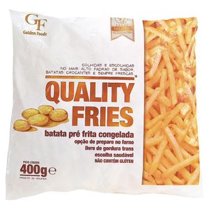 Batata Palito Quality Fries 10mm Congelada 400g