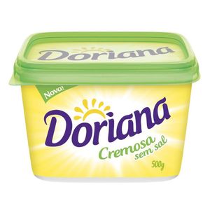 Margarina Doriana Cremosa Sem Sal 500g