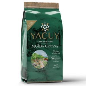 Erva Mate Yacuy Colonial Moída Grossa Laminada 1kg