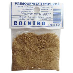 Condimento Primogenita Coentro Moído 10g