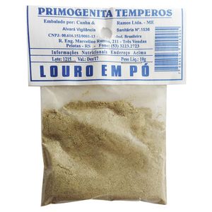 Condimento Primogenita Louro Pó 10g