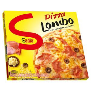 Pizza Sadia Lombo Com Requeijão E Mussarela Congelada 460g