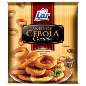 Cebola Aneis Crocantes Lar Congelado 400g