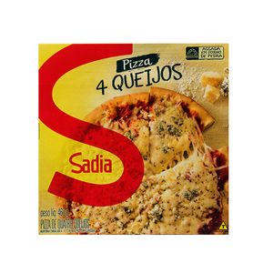 Pizza Sadia 4 Queijos Congelada 460g