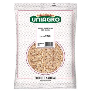 Nozes Uniagro Quartilho Sem Casca 300g