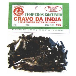 Condimento Gostinho Cravo Da Índia 10g