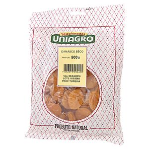 Damasco Seco Uniagro 500g