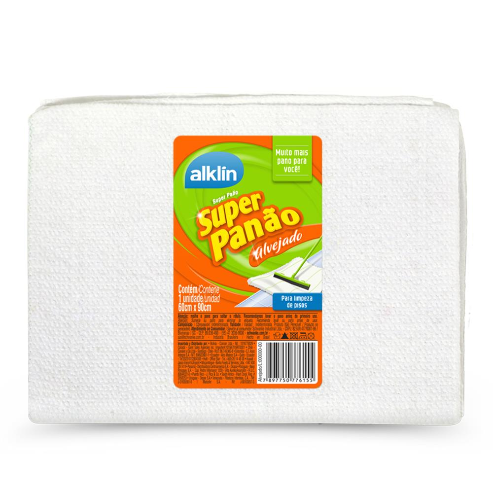 PANO ALKLIN SUPER PANÃO ALVEJADO 60X90CM - Treichel Delivery