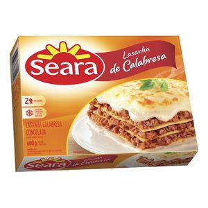 Lasanha Seara Calabresa Congelada 600g