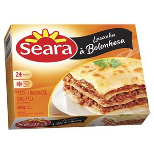 Lasanha Seara À Bolonhesa Congelada 600g