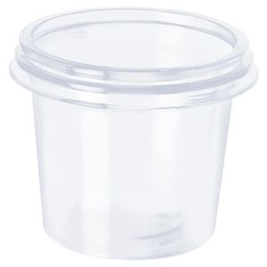 Pote Plástico Descartável Copobras Com Tampa C-140 25x140ml