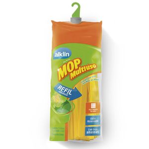 Mop Alklin Tiras Amarelas Refil
