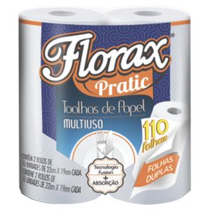 Toalha De Papel Florax Pratic Com 2unidades