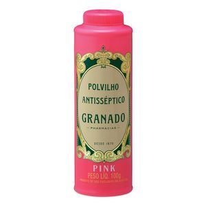 Antisséptico Polvilho Pés Pó Granado 100g Pink