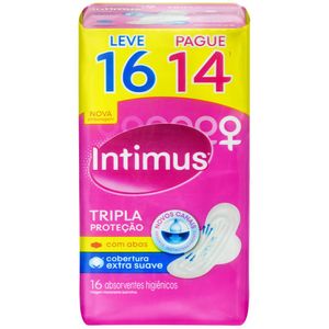 Absorvente Intimus Gel Tp Suave Com Ab Leve Mais Pague Menos