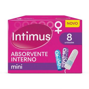 Absorvente Interno Intimus Mini Com 8 Und