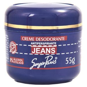 Desodorante Creme Sergio Paris 55g Jeans