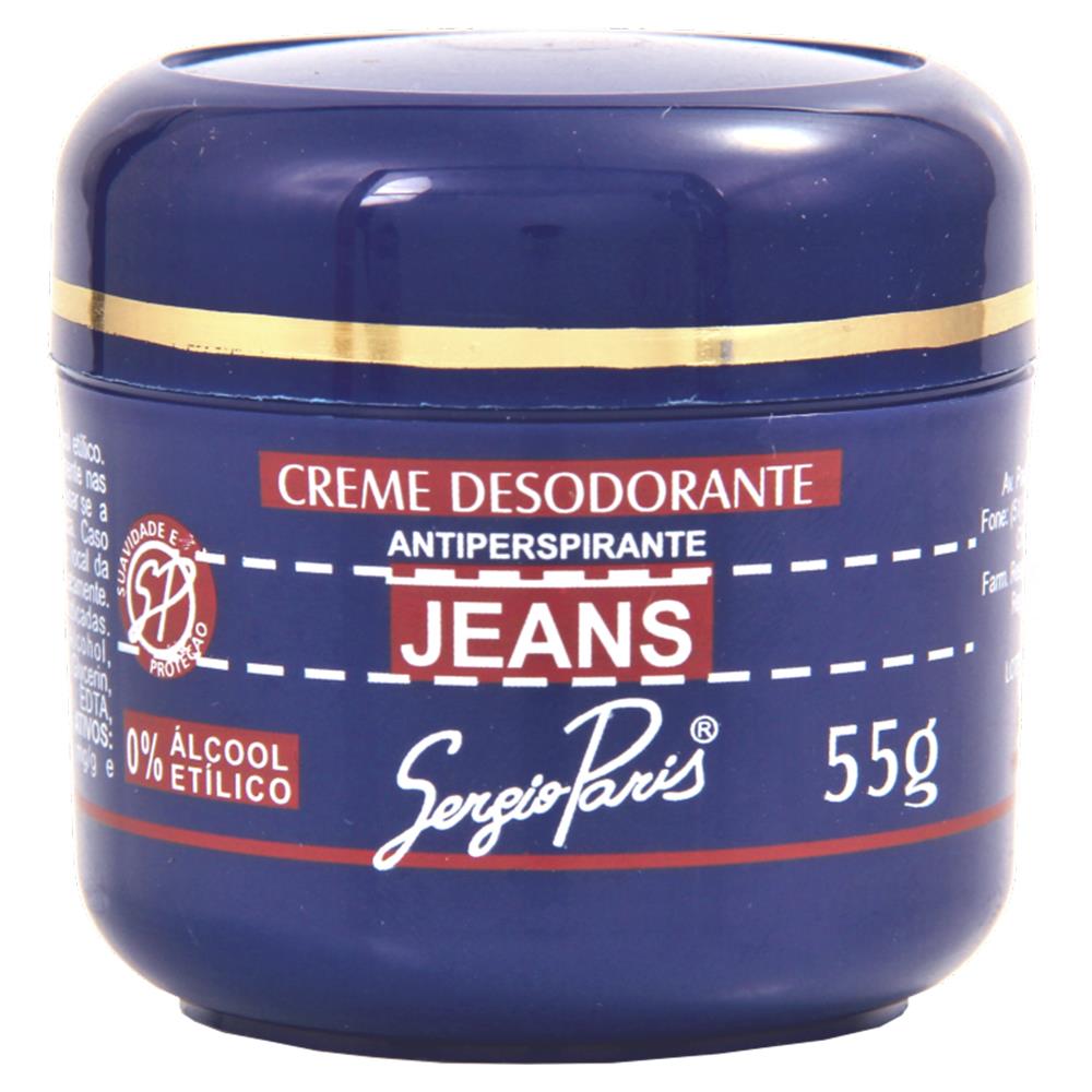 Desodorante Creme Sergio Paris 55g Jeans