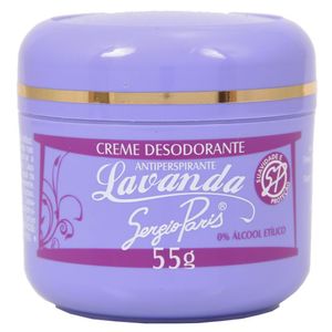 Desodorante Creme Sergio Paris 55g Lavanda