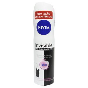 Desodorante Nivea Aerosol For Black & White Clear 150ml