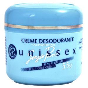 Desodorante Creme Sergio Paris 55g Unisex Sem Perfume