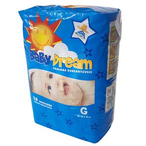 Fralda Baby Dream G C/10 Unidades