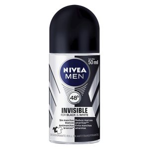 Desodorante Nivea Men Roll-On 50ml Invisible Black & White