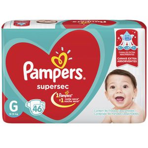 Fralda Pampers Supersec G C/46 Unidades