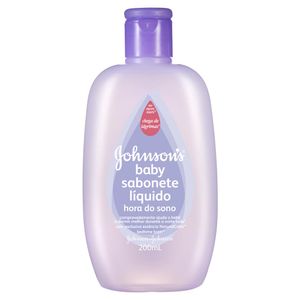 Sabonete Líquido Infantil Johnson'S Baby 200ml Hora Sono