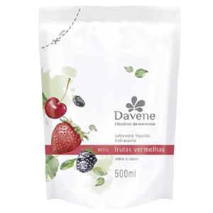 Sabonete Líquido Davene Refil 500ml Frutas Vermelhas