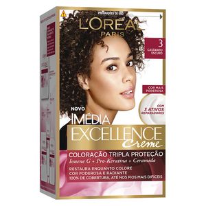 Coloração Imédia Excellence 3 Castanho Escuro