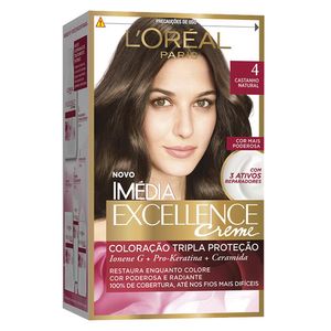 Coloração Imédia Excellence 4 Castanho Natural