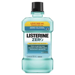 Antisséptico Bucal Listerine Sem Álcool Hortelã Suave 500ml