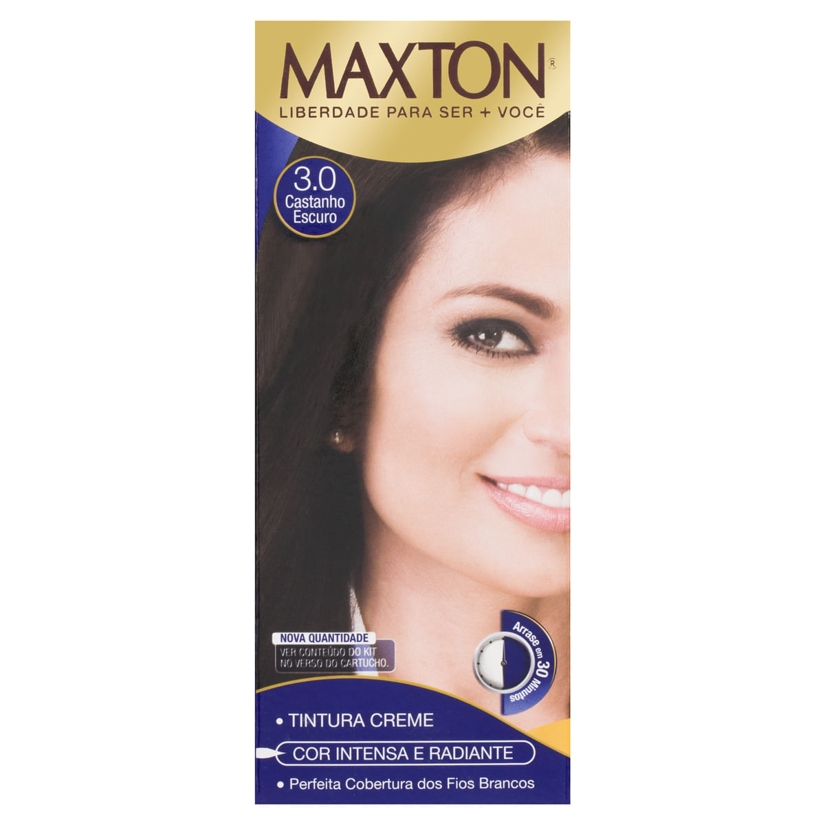 TINTURA MAXTON KIT ECONÔMICO 3.0 CASTANHO ESCURO - Treichel Delivery
