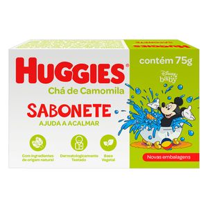 Sabonete Infantil Huggies Chá Camomila 75g