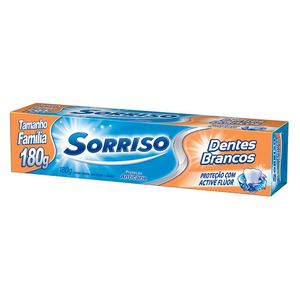 Creme Dental Sorriso Dentes Brancos 180g