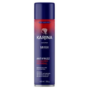 Fixador Karina Hair Spray 400ml Fixação Normal