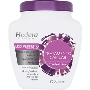 Creme Tratamento Capilar Hedera 960ml Liss Perfeito