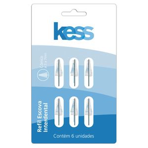 Refil Escova Interdental Kess Cônico C/6