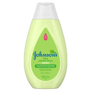 Shampoo Infantil Johnson'S Baby Cabelos Claros 200ml