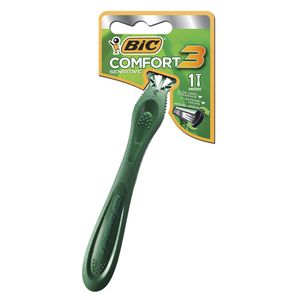 Aparelho De Barbear Bic Comfort 3 Pele Sensivel Com 1 Unidade