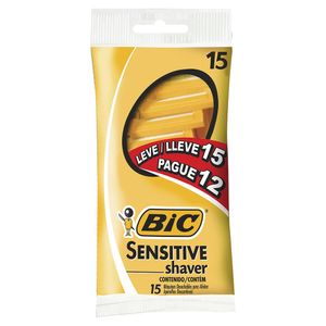 Aparelho De Barbear Bic Sensitive Shaver Leve 15 Pague 12