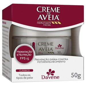 Creme Facial Davene Aveia 50g Classico