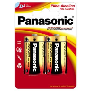 Pilha Panasonic Alka D Grande 2un