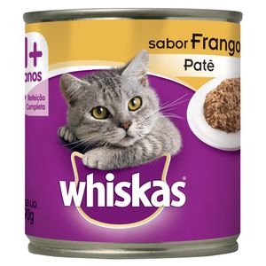 Patê Whiskas Para Gatos Adultos Sabor Frango Lata 290g