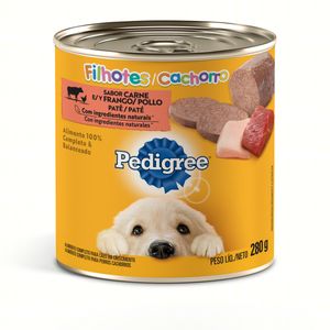 Ração Pedigree Lata 280g Junior Carne