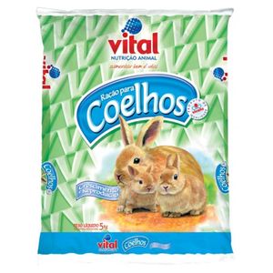 Ração Vital Coelhos Crescimento E Reprodução 5kg