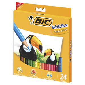 Lápis De Cor Bic Evolution 24cores