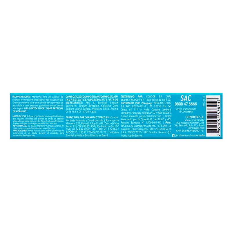 GEL-DENT-CONDOR-BAMB-1-S-F--6-M-50G-GALI-PINTADINH