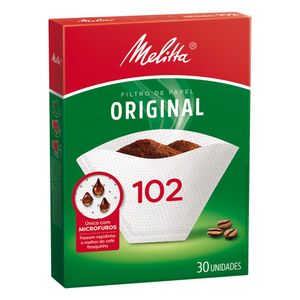 Filtro De Papel Melitta Médio 102 Com 30 Unidades